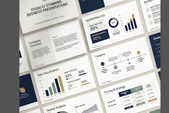 design visually stunning business presentations and powerpoint