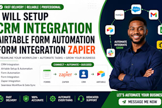 setup CRM integration airtable form automation form integration