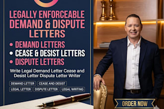 write legal demand letter cease and desist letter dispute letter writer