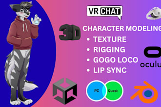 do vrchat avatar furry vrc avatar model