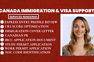 canadian PR cover letter, express entry profile review, ircc imigration for visa