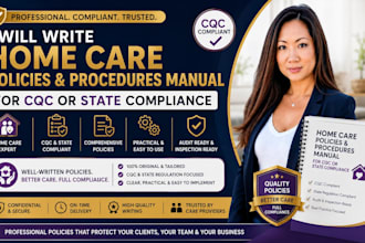 write home care policies and procedures manual for cqc or state compliance