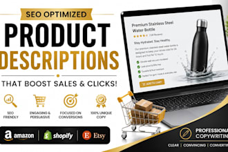 write attractive product descriptions that boost sales