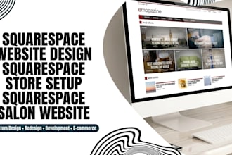 squarespace website design squarespace store setup squarespace salon website