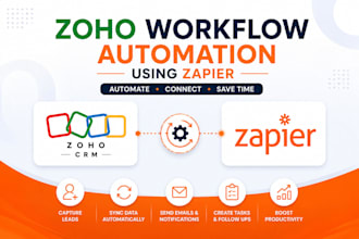 zoho crm zapier integration app automation workflow setup