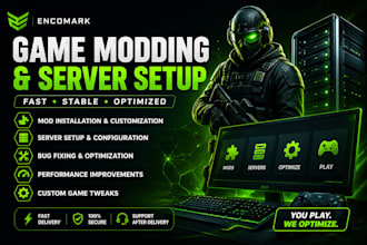 create and fix game mods or set up game servers