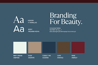 design a luxury beauty branding kit for your business