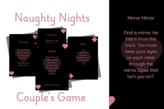 create custom party card game, drinking card game, adult playing card, rulebook