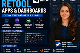 build custom internal tools admin panels with retool apps and dashboard cursor