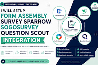 setup form assembly  survey sparrow sogosurvey question scout integration