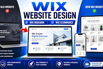 redesign wix website design wix website redesign wix ecommerce business website