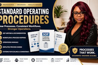 write professional sops and standard operating procedures