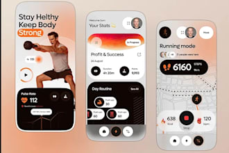 build workout tracker app, fitness tracker app, nutrition app, activity trucker