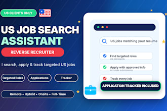 search and apply to US jobs as your reverse recruiter
