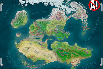 create a detailed fantasy map for your world or campaign