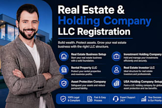 register your real estate or holding company llc in the USA
