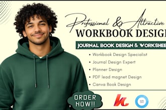 do journal design workbook design planner design fillable pdf lead magnet design