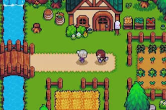isometric pixel art, top down tileset, pixel tileset, tilemap, game asset, rpg