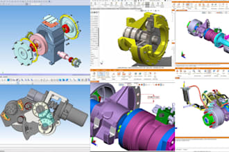 parametric mechanical assemblies solidworks 3d cad modeling cnc fea simulation