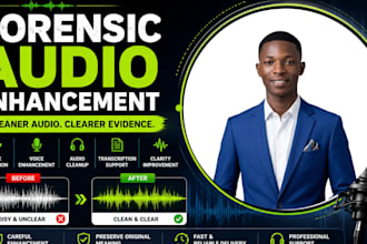 clean, enhance, and repair forensic audio recordings