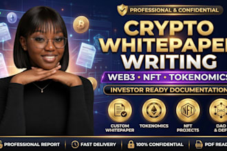 create crypto nft whitepaper and token compliance documentation