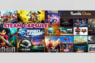 design steam capsule banner steam artwork steam capsule art game poster steam
