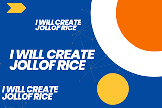 cook  a delicious jollof for you