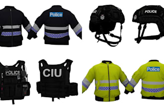 do fivem clothing, eup, mc kuttes, vests and ems for fivem roleplay server