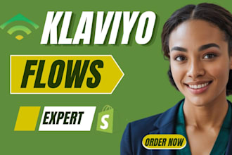 set up klaviyo email flows for shopify and woocommerce stores