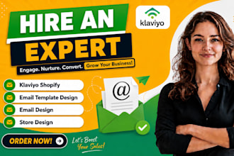 design klaviyo email template, integrate klaviyo with shopify email design