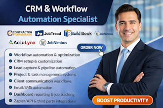 do contractor foreman jobtreadn buildbook acculynx jobnimbus workflow automation
