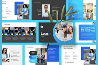 design engaging educational presentations and webinar slides for learning
