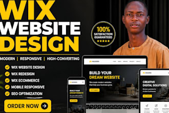 build wix website wix website development wix website redesign wix studio