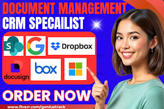 document management crm google workspace microsoft sharepoint dropbox business