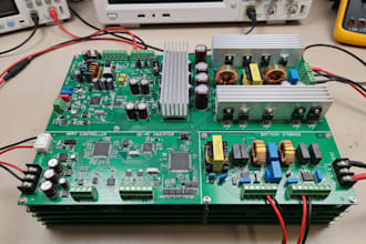 develop solar inverter pcb with mppt controller and renewable energy integration