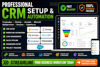 setup freshsales clickup airtable buildertrend procore salesforce ingetration