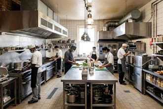 design commercial kitchen layouts and restaurant interior design