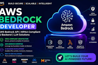 be AWS bedrock developer AWS bedrock API hippa compliant AWS ai backend AWS llm
