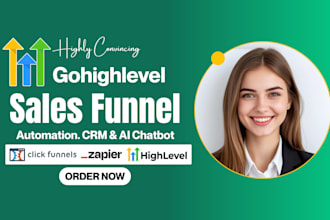 setup gohighlevel ai funnel automation, go high level website, sales funnel CRM