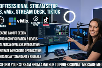 set up your obs or vmix stream professionally