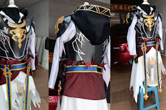 3d cosplay model 3d face mask fursuit model props armor halloween wearable mask
