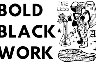 create bold blackwork tattoo designs