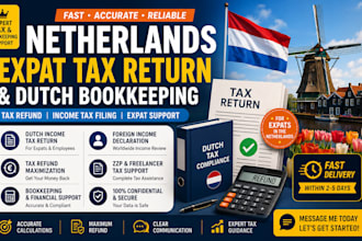prepare netherlands expat tax return and dutch bookkeeping