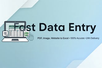 do fast accurate data entry typing