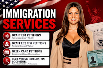 draft eb1 eb2 niw green card petitions and review uscis immigration documents