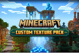 create custom 3d minecraft packs with models and textures