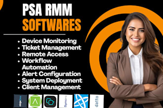 setup psa rmm softwares ninjaone atera primo syncro netlock datto syncro tactica