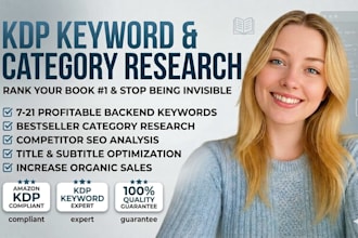 do KDP keyword research and kindle category research for your book