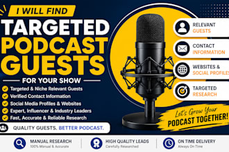 find targeted podcast guest for your show