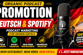 organic podcast promotiondeuts deutsch spotify podcast marketing german audience